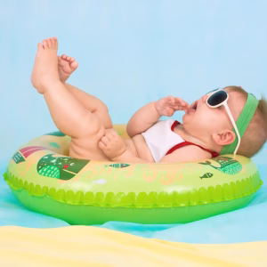 «Beach party» bébé 27 août